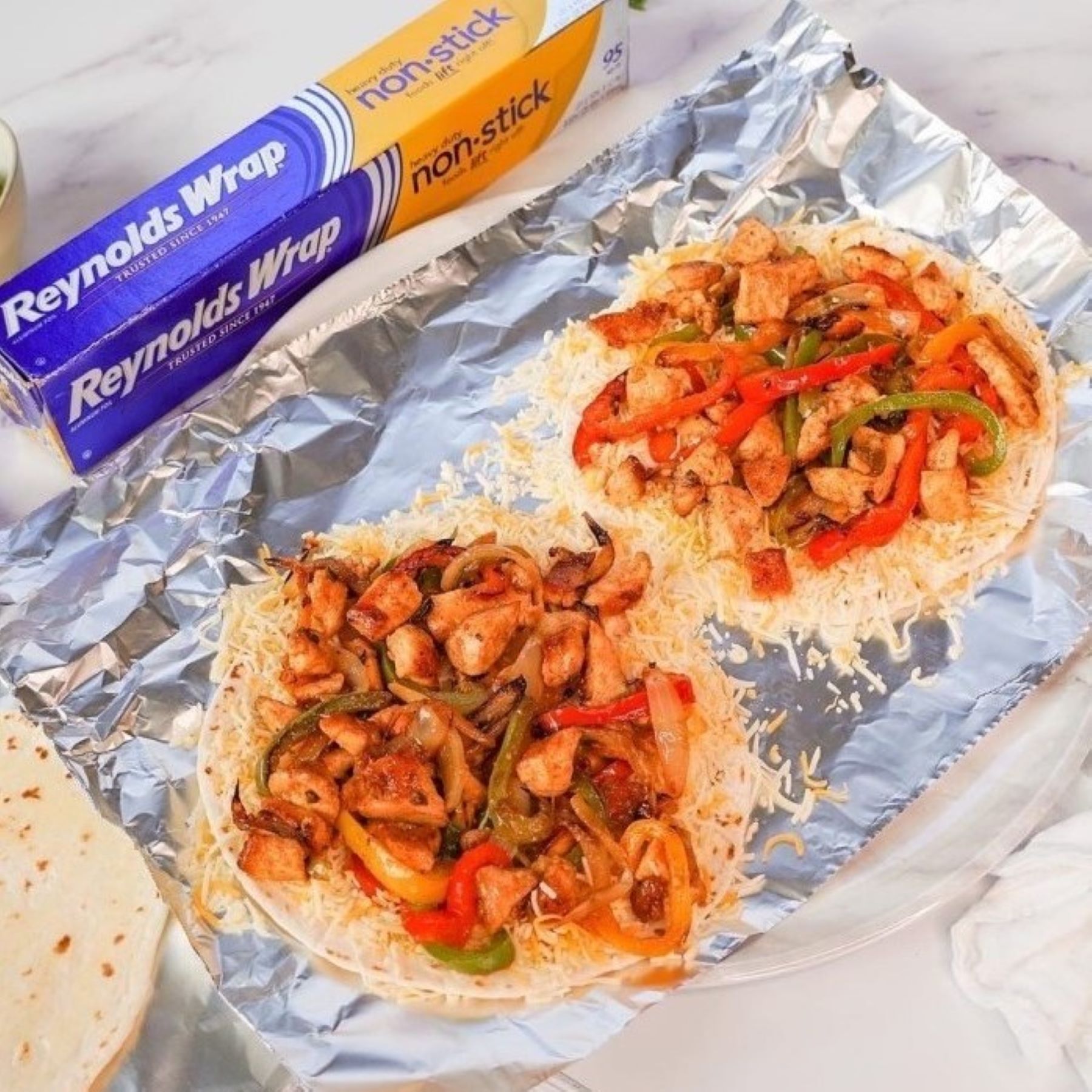 Chicken and Veggie Quesadillas | Reynolds Brands