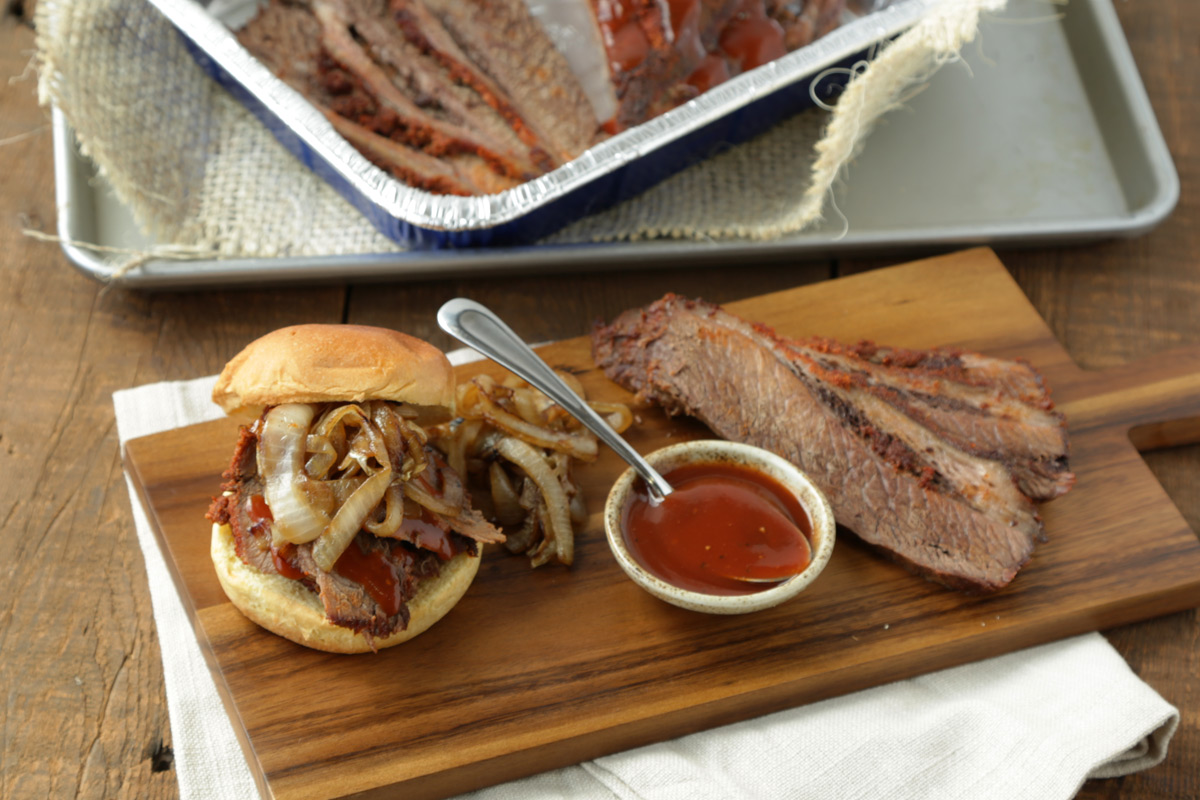 BBQ Brisket with Caramelized Onions | Reynolds Brands