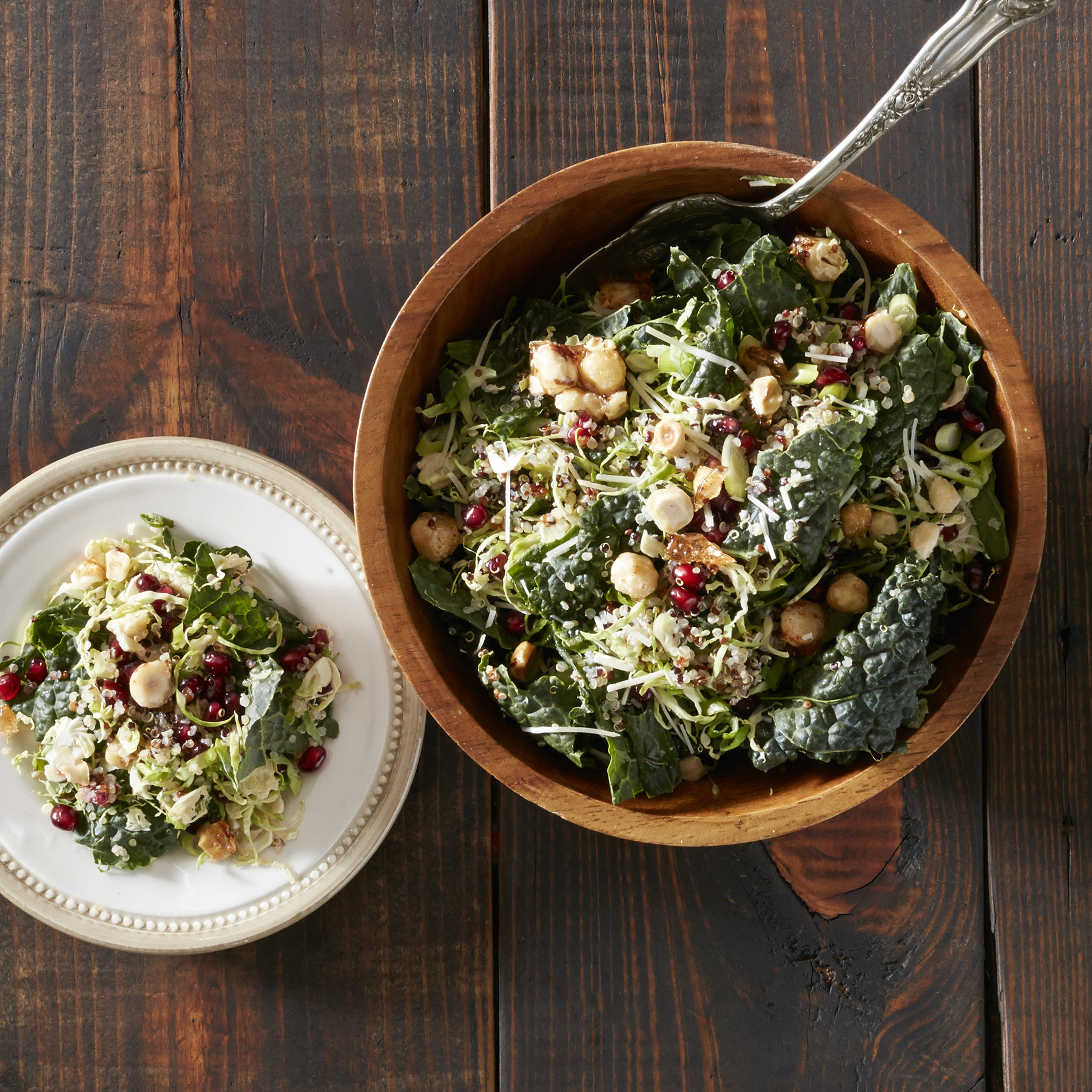 Kale and Brussels Slaw with Quinoa | Reynolds Brands