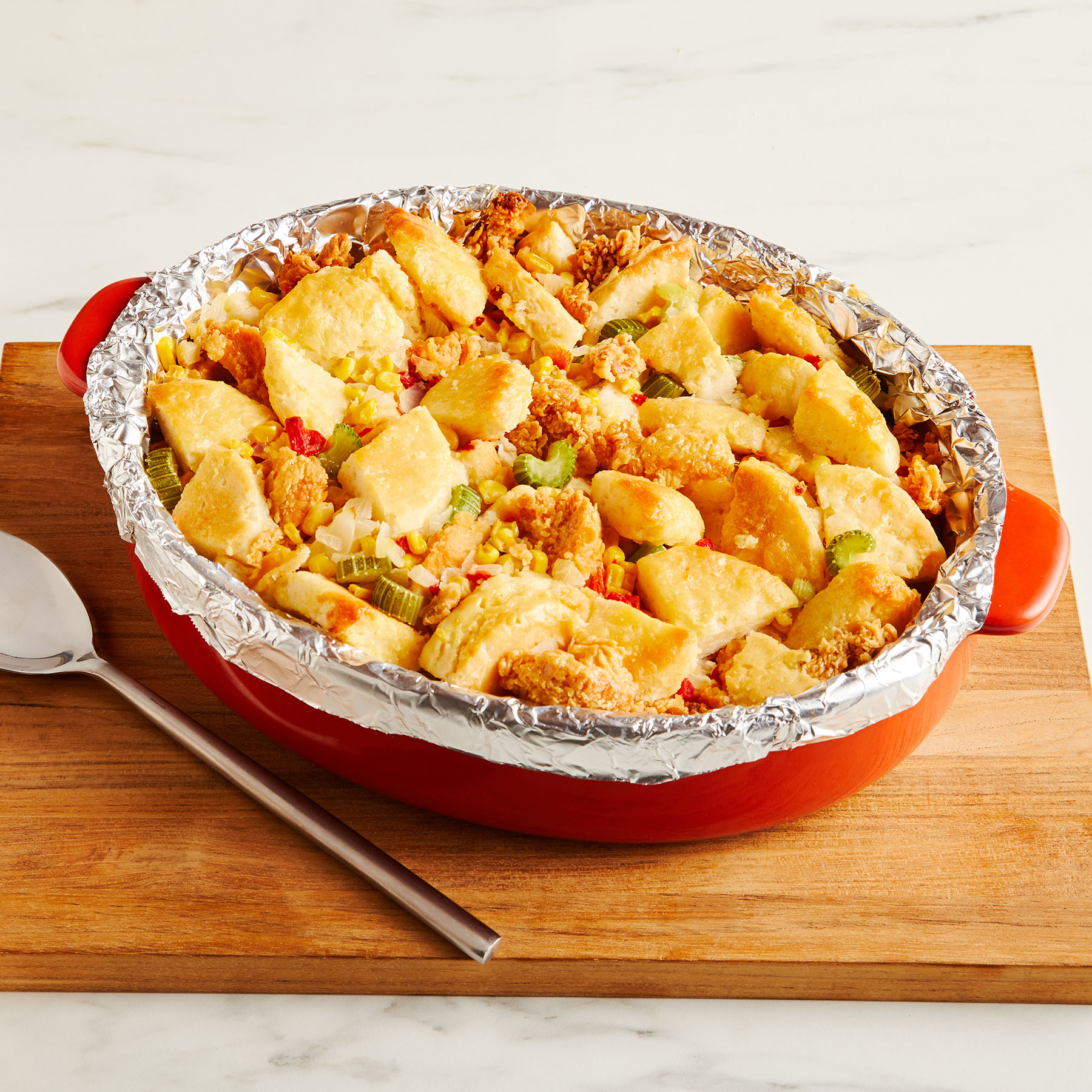 Fried Chicken & Biscuit Stuffing Recipe | Reynolds Brands