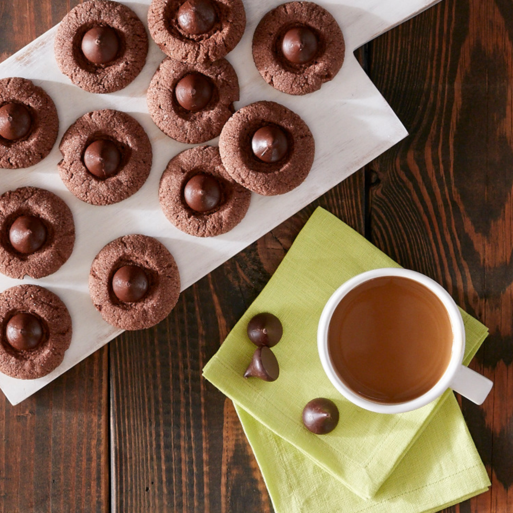 Chocolate Peanut Butter Blossom Cookies | Reynolds Brands
