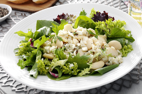 How to Prepare Elegant Beans & Rice Over Greens | Reynolds Brands