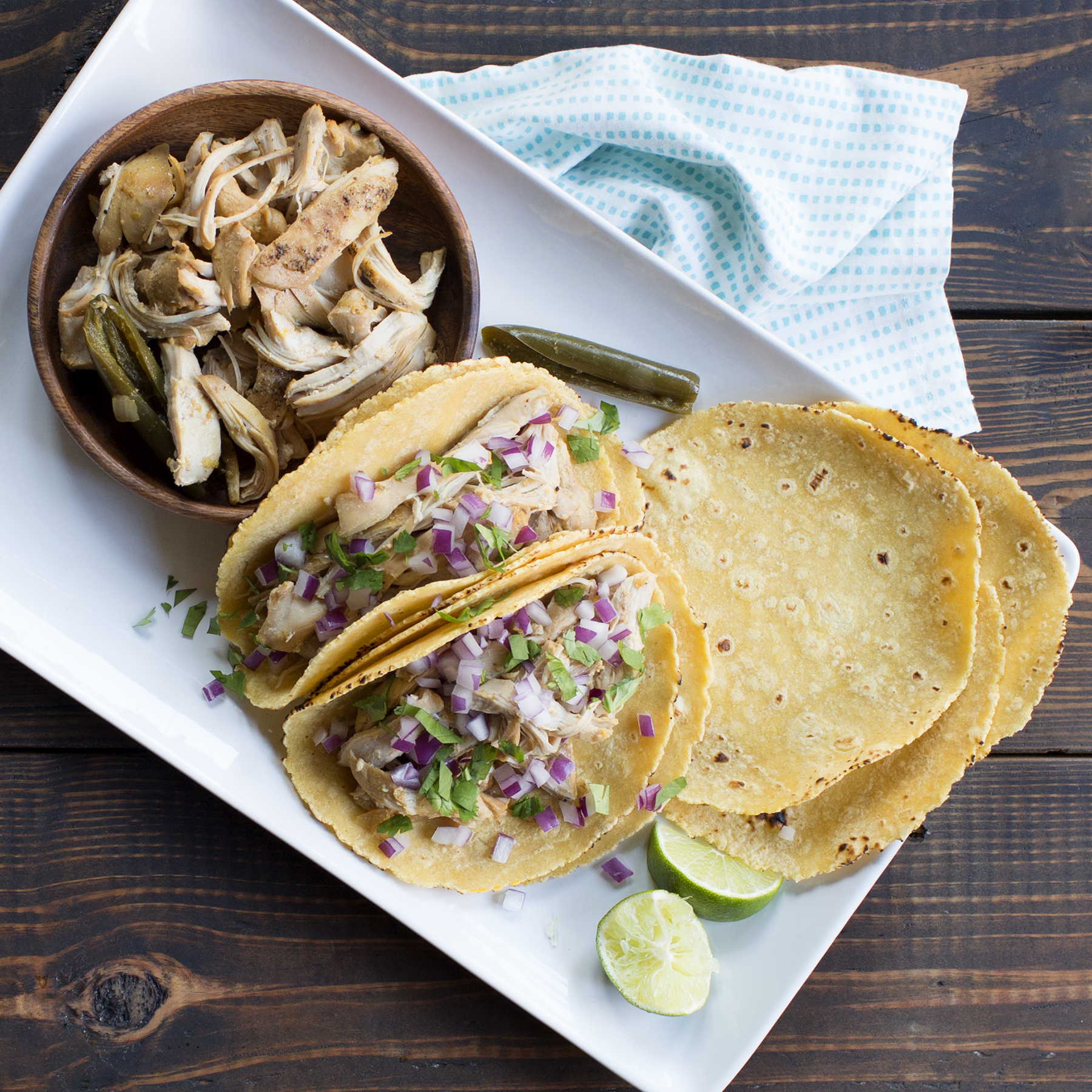 Slow Cooker Pulled Chicken Tacos | Reynolds Brands