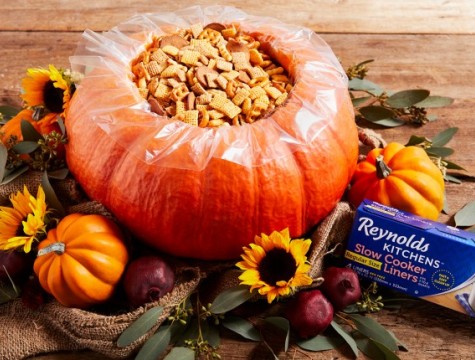 pumpkin chexmix inside with box