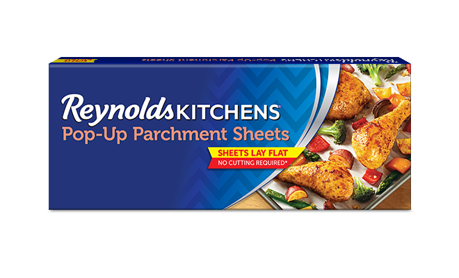 Reynolds Kitchens Pop Up Parchment Sheet Packaging