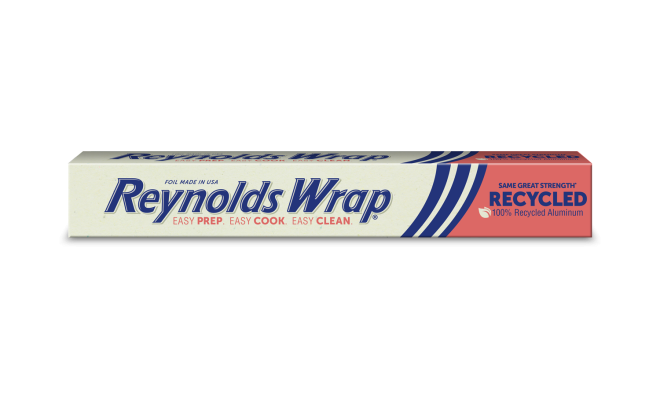 Foil from 100% Recycled Aluminum