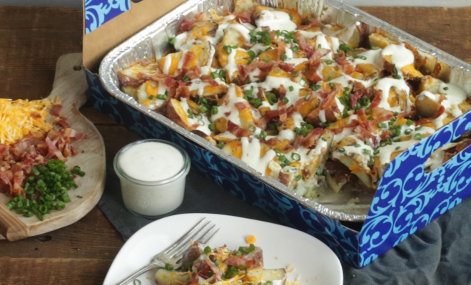 
Bacon, Cheddar and Ranch Potatoes
