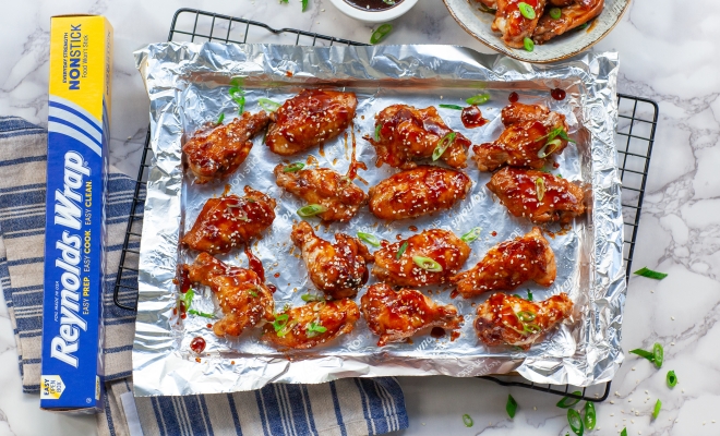 
Baked Teriyaki Chicken Wings
