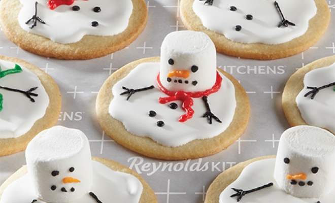 
Melted Snowman Sugar Cookies 
