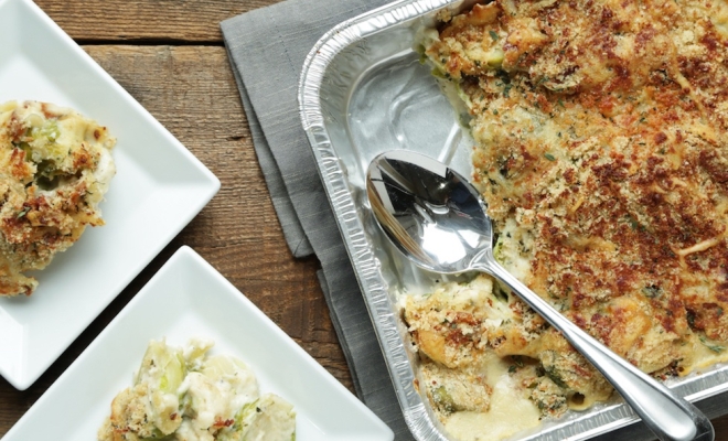 
Brussel Sprouts Au Gratin
