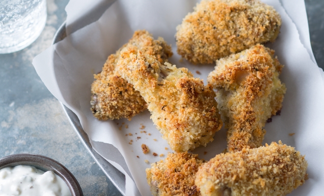 
Buttermilk Oven-Fried Chicken Wings
