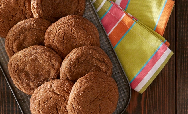 
Giant Ginger Snap Cookies
