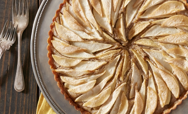 
Pear and Hazelnut Frangipane Tart
