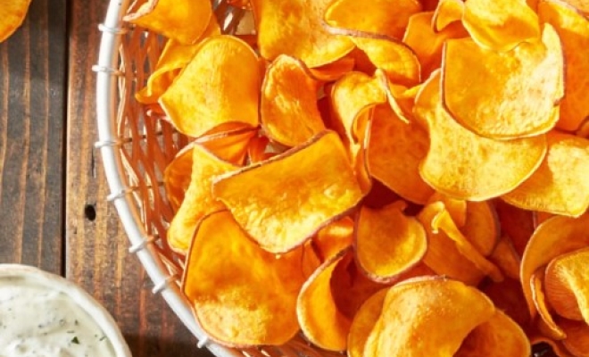 
Baked Homemade Sweet Potato Chips
