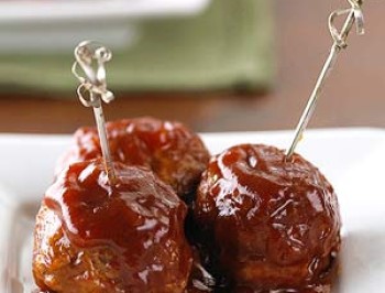 Cranberry-Sauced Meatballs Appetizer