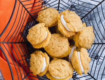 Fall Pumpkin Sandwich Cookies