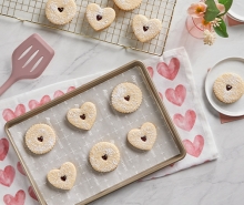 Jam Filled Valentine's Cookies