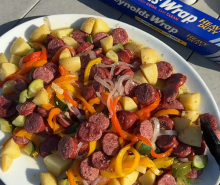 Grilled Sausage and Vegetables