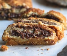 Chocolate Walnut Pinwheel Cookies