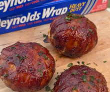 Bacon Wrapped Onion Bombs