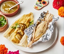 Green Chile Chicken Tamales