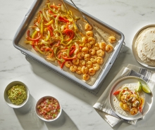 Sheet Pan Shrimp Fajitas