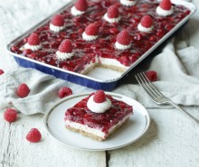 Raspberry Pretzel Bars