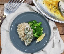 Swordfish with Lemon Butter Sauce
