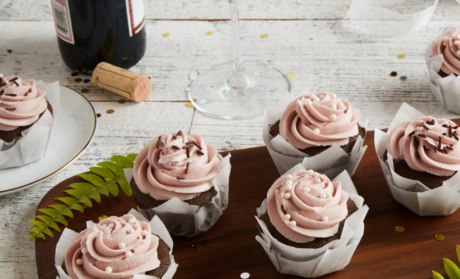 
Red Wine Cupcakes
