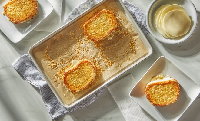 
Sheet Pan 4 Cheese Italian Grilled Cheese
