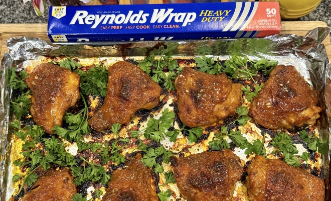 
Honey Mustard Chicken Thighs
