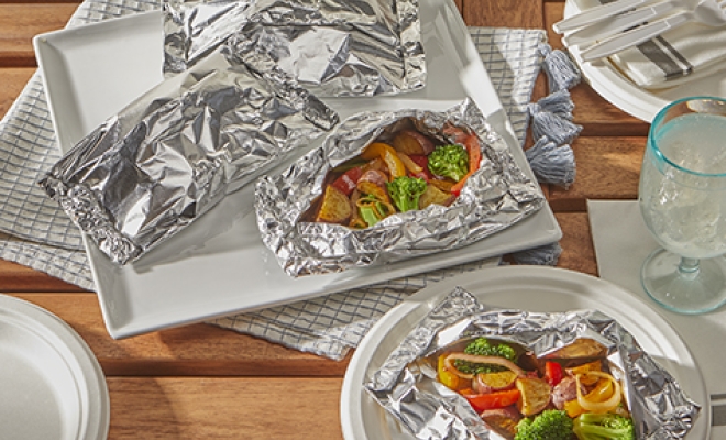 
Grilled Vegetable Foil Packets
