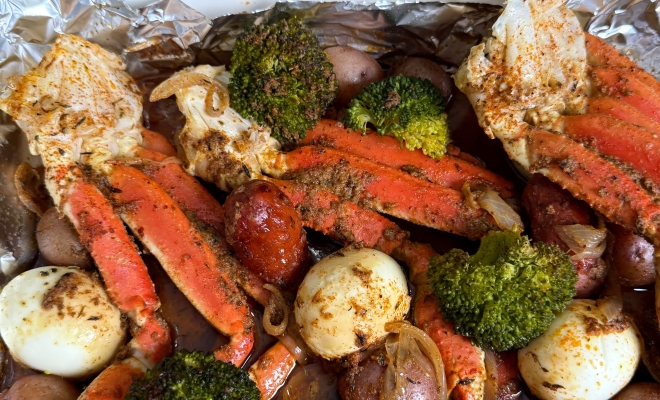 
Oven Baked Crab Boil
