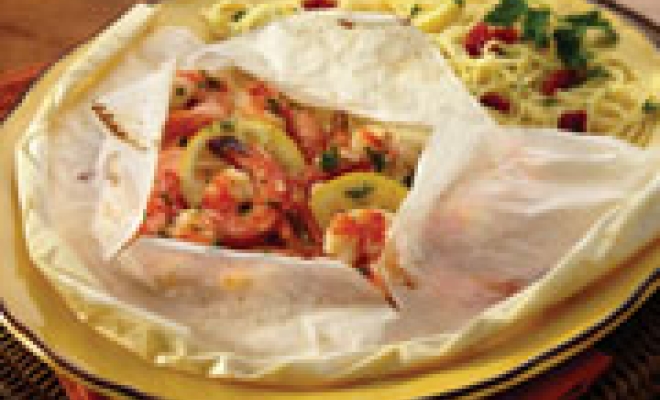 
Shrimp en Papillote
