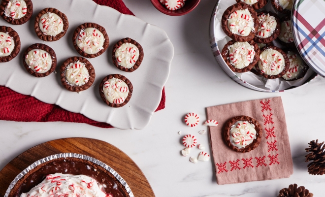 
Peppermint Pie Cookies 
