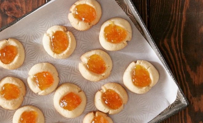 
Jam Filled Thumbprint Cookies
