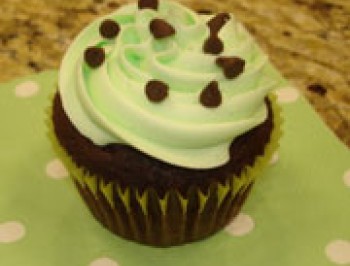 Mint Chocolate Chip Cupcakes
