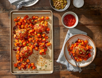 Sheet Pan Harissa Chicken