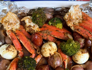 Oven Baked Crab Boil