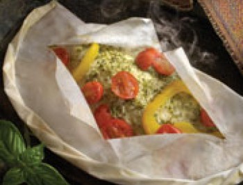 Pesto Snapper en Papillote