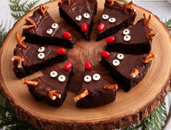 Slow Cooker Reindeer Brownies