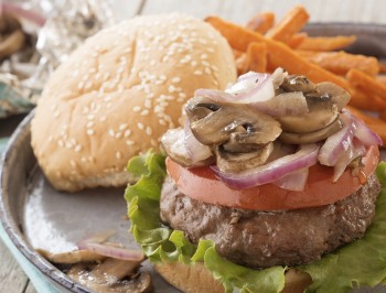 Blue Cheese Stuffed Burgers