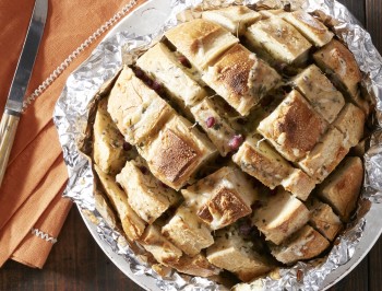 Herb and Pomegranate Pull-Apart Bread