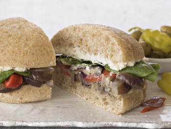 Roasted Eggplant Subs