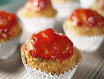 Individual Turkey Meatloaf Cupcakes