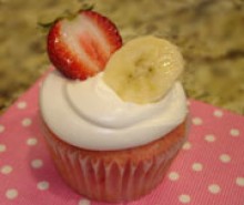 Strawberry Banana Cupcakes