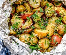 Lemon Parsley Potato Foil Packet