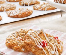 Cherry Macadamia Oatmeal Cookies