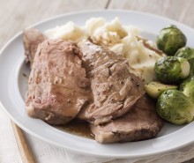 Herbed Prime Rib Roast with Red Wine Sauce