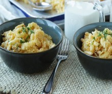 Macaroni & Cheese Casserole with Chicken